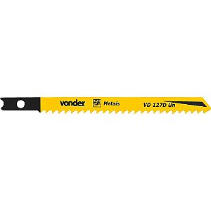 Lâmina de serra tico-tico VD 127D - encaixe unificado VONDER