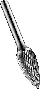 Lima rotativa árvore ponteaguda 9,6mm x 19,0mm com haste 6,0mm DORMER