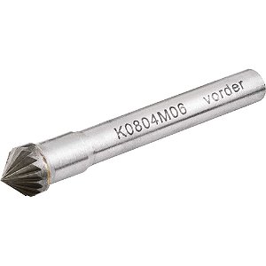 Lima rotativa cônica 90° 8,0mm com haste 6,0mm VONDER