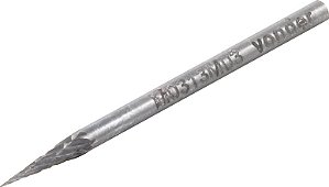 Lima rotativa cônica ponteaguda 4,0mm x 13,0mm com haste 3,0mm VONDER