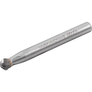 Lima rotativa esférica para alumínio 6,0mm x 5,0mm com haste 6,0mm VONDER