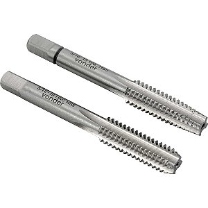 Macho manual de aço rápido 5/16" UNC jogo com 2 peças VONDER