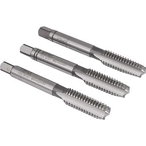 Macho manual de aço rápido 5/16" UNC jogo com 3 peças E108 DORMER