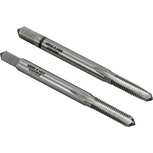 Macho manual de aço rápido M3 x 0,50mm rosca MA jogo com 2 peças VONDER