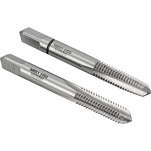 Macho manual de aço rápido M6 x 1,00mm rosca MA jogo com 2 peças VONDER