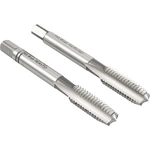 Macho manual de aço rápido M8 x 1,25mm rosca MA jogo com 2 peças DORMER