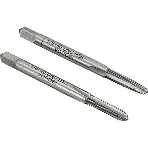 Macho manual de aço rápido nº5 - 1/8" UNC jogo com 2 peças VONDER