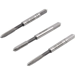 Macho manual de aço rápido nº5 - 1/8" UNC jogo com 3 peças VONDER PLUS