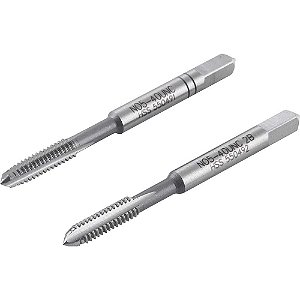 Macho manual de aço rápido nº5 - 1/8" UNC jogo com 2 peças VONDER PLUS