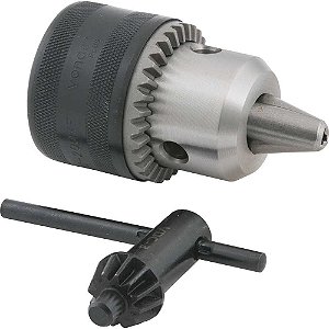 Mandril com chave 3,0mm - 16,0mm 1/2" x 20 fios profissional VONDER