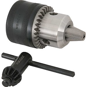 Mandril com chave 3,0mm - 16,0mm 5/8" x 16 fios leve VONDER