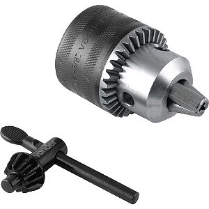 Mandril com chave 3,0mm - 16,0mm 5/8" x 16 fios profissional VONDER