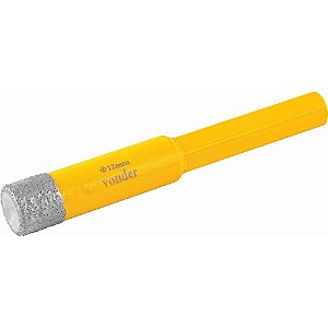 Serra copo diamantada 12mm refrigerada com haste VONDER
