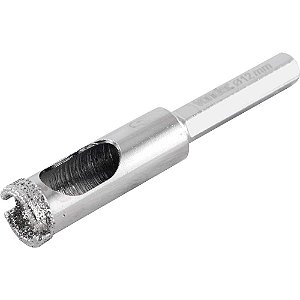 Serra copo diamantada 12mm refrigerada com haste VONDER