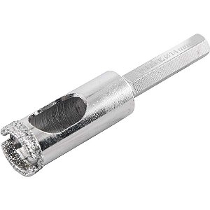 Serra copo diamantada 14mm refrigerada com haste VONDER