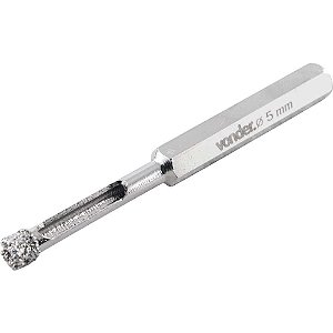 Serra copo diamantada 5mm refrigerada com haste VONDER