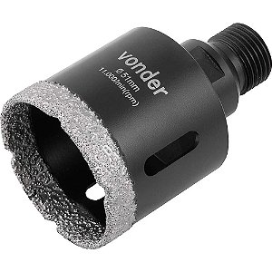 Serra copo diamantada 51mm para esmerilhadeira VONDER