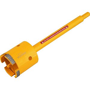 Serra copo diamantada 53mm com haste VONDER