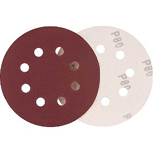 Disco de lixa com costado em pluma 125mm grão 80 embalagem com 10 peças para ILOV 1813 LRV 355 LRD 355 VONDER