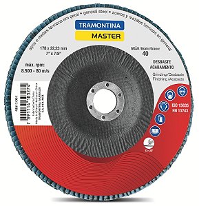 Disco Flap 7" Grão 40 - Tramontina