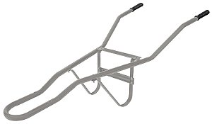 Conjunto de Braços para Carrinho de Mão Tramontina em Aço Tubular 1,2 mm Cinza