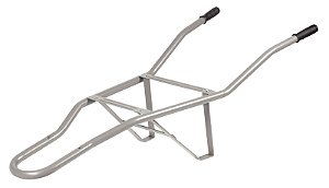 Conjunto de Braços para Carrinho de Mão Tramontina em Aço Tubular 1,5 mm Cinza