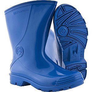Bota de PVC azul cano curto com forro nº36 Capataz II Sete Léguas ALPARGATAS