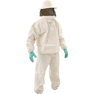 Conjunto para proteção completo apicultor algodão Tamanho G DESCARTES