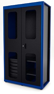 Armário para Ferramentas 2 Portas com Visores e 5 Gavetas Tramontina PRO