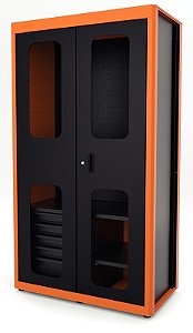Armário para Ferramentas 2 Portas com Visores e 5 Gavetas Tramontina PRO
