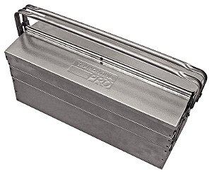 Caixa Sanfonada em Aço Inox 5 Gavetas Alças Dobráveis Tramontina PRO