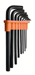 Jogo de Chaves Hexagonais Longas Tramontina PRO - 8 Peças (De 2 mm a 10 mm)