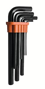 Jogo de Chaves Hexagonais Longas Tramontina PRO - 8 Peças (De 3 mm a 14 mm)