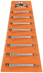 Jogo de Chaves Estrela 8 Peças Tramontina PRO (6x7 mm a 20x22).