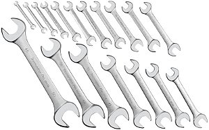 Jogo de Chaves Fixas 18 Peças Tramontina PRO( 6x7 mm a 41x46 mm).