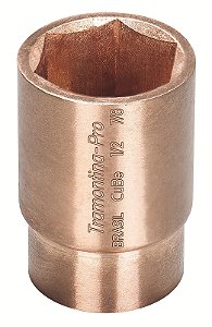 Soquete Sextavado em Cobre-berílio 3/4" - Encaixe 1/2" Tramontina PRO