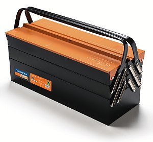Caixa Sanfonada com Ferramentas 65 Peças Tramontina PRO