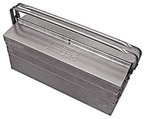 Caixa Sanfonada em Aço Inox com Ferramentas 65 Peças Tramontina PRO
