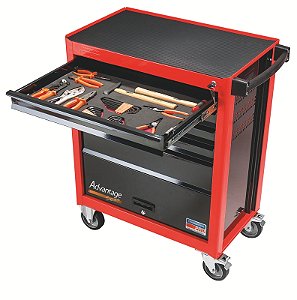 Carro para Ferramentas 5 Gavetas e 1 Porta 95 Peças Tramontina PRO