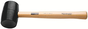 Martelo Borracha Preta Modelo Americano 225 g Tramontina PRO
