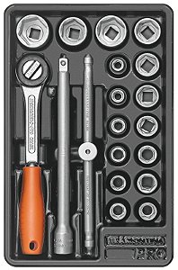 Módulo com Soquetes 1/2" 20 Peças Tramontina PRO