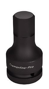 Soquete de Impacto Ponta Hexagonal em Aço Cromo Molibdênio 29 mm - Encaixe 1'' Tramontina PRO