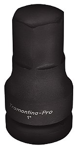 Soquete de Impacto Ponta Hexagonal em Aço Cromo Molibdênio 36 mm - Encaixe 1'' Tramontina PRO