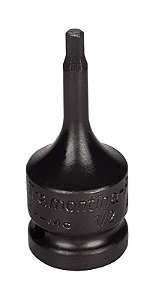 Soquete de Impacto Ponta Hexagopnal em Aço Cromo Molibdênio 5 mm - Encaixe 1/2'' Tramontina PRO