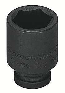Soquete de Impacto Sextavado em Aço Cromo Molibdênio 11/16'' - Encaixe 3/8'' Tramontina PRO