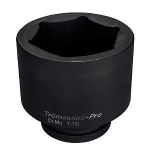 Soquete de Impacto Sextavado em Aço Cromo Molibdênio 115 mm - Encaixe 1.1/2'' Tramontina PRO