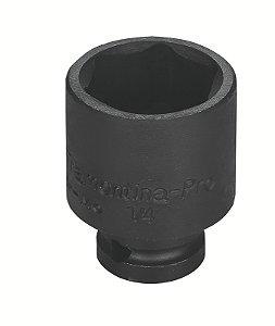 Soquete de Impacto Sextavado em Aço Cromo Molibdênio 14 mm - Encaixe 1/4'' Tramontina PRO