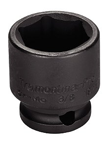 Soquete de Impacto Sextavado em Aço Cromo Molibdênio 19 mm - Encaixe 3/8'' Tramontina PRO