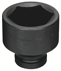 Soquete de Impacto Sextavado em Aço Cromo Molibdênio 2.3/16" - Encaixe 1'' Tramontina PRO