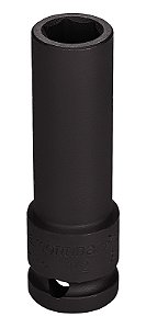 Soquete de Impacto Sextavado Longo em Aço Cromo Molibdênio  9/16'' - Encaixe 1/2'' Tramontina PRO